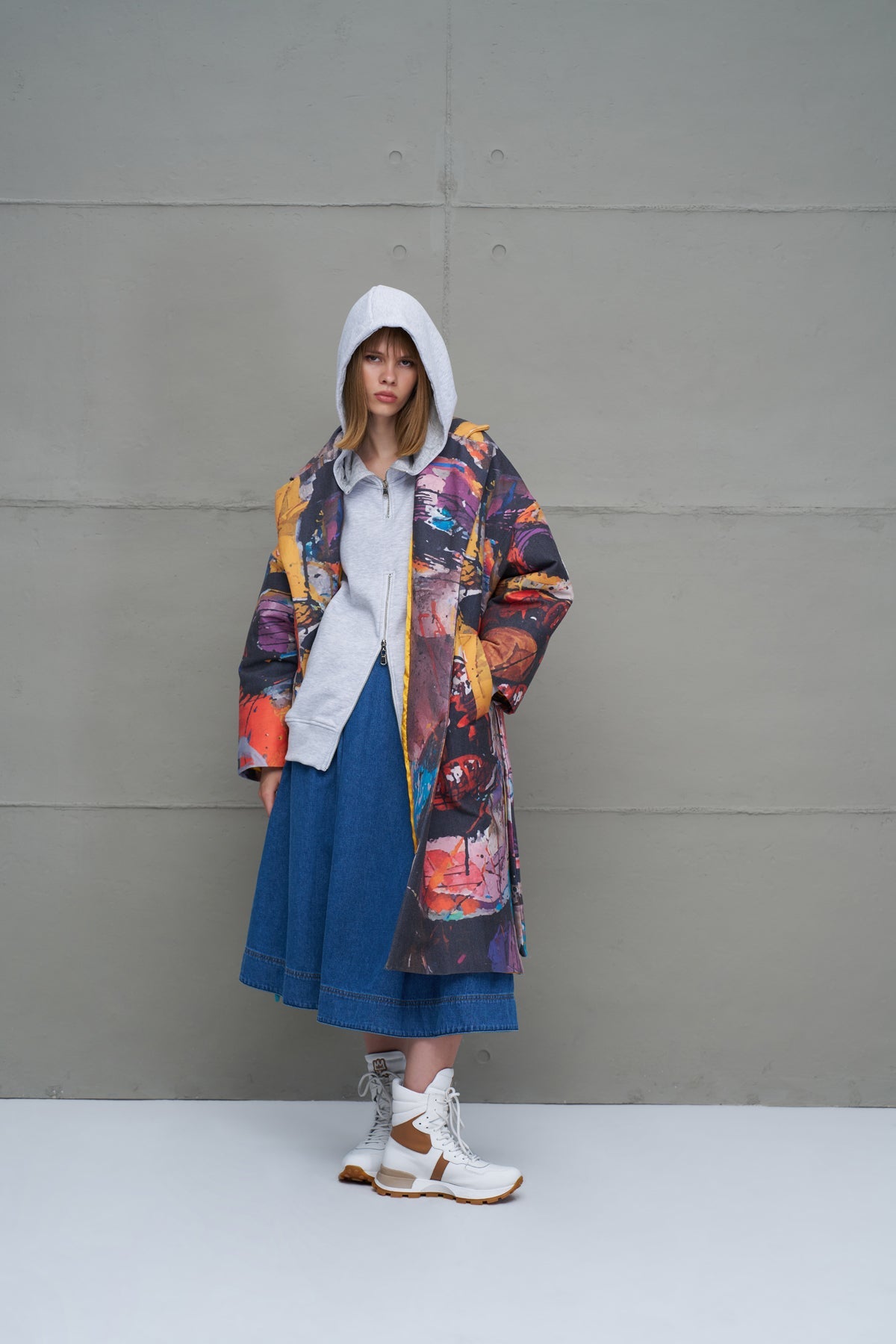 Multicolor Coat 18107