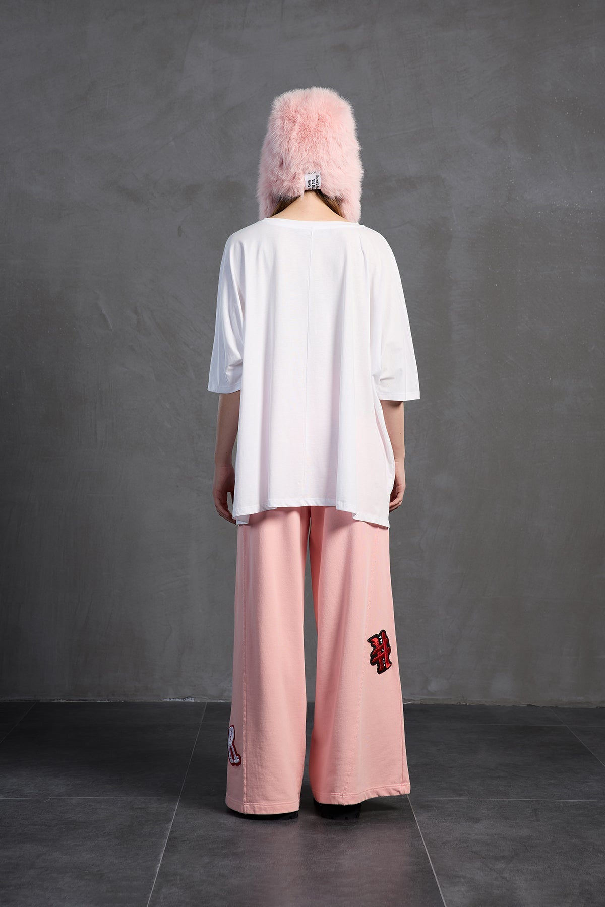 Pink Oversized Trousers 18158