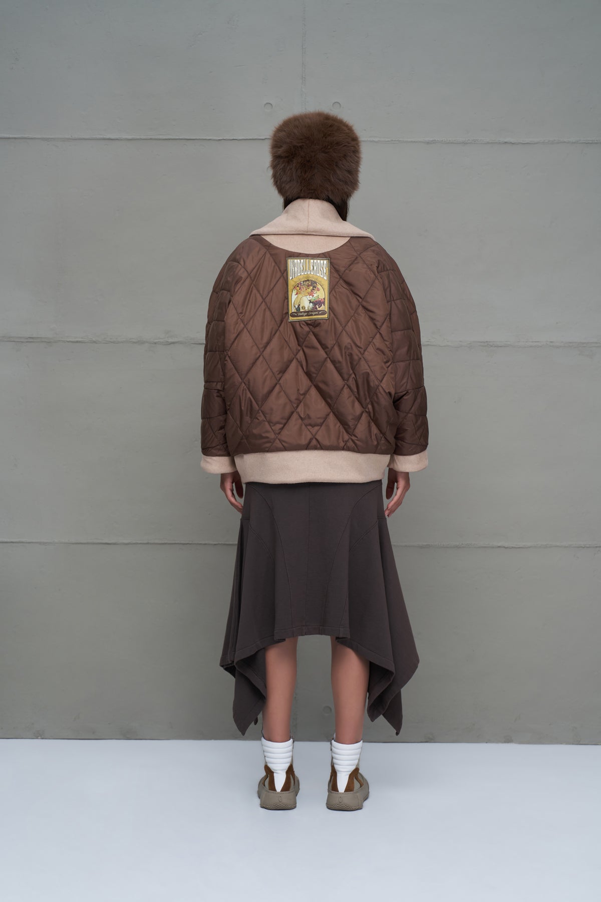 Beige Brown Jacket 18186