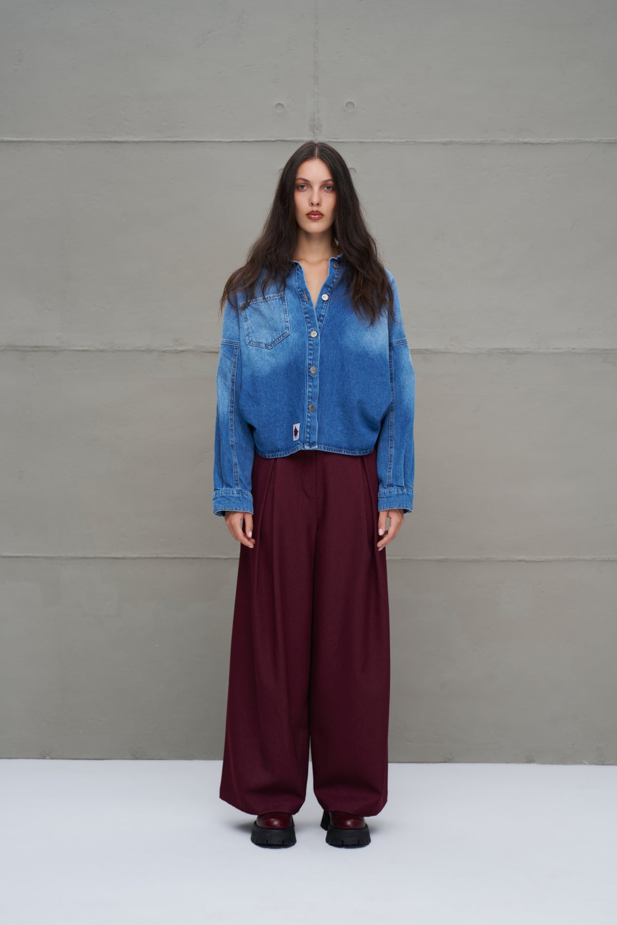 Burgundy Trousers 18205
