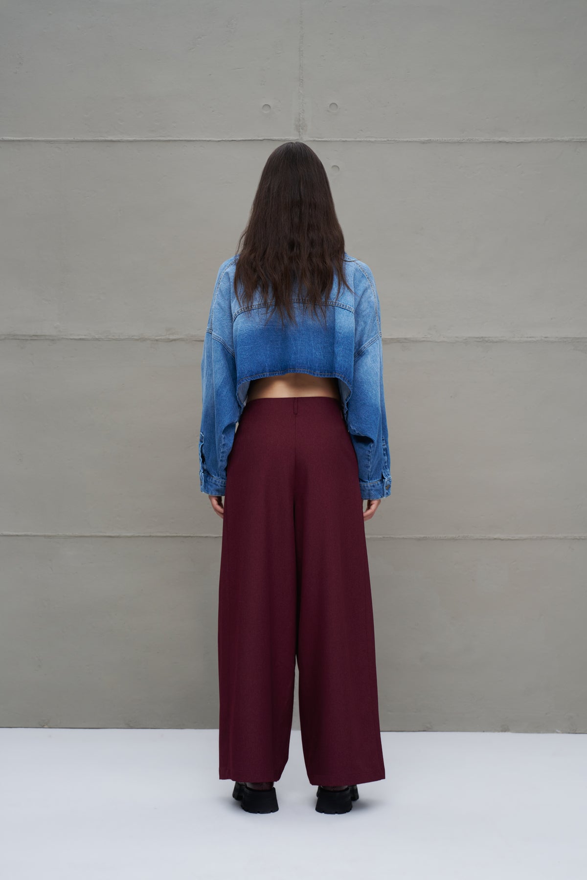 Burgundy Trousers 18205