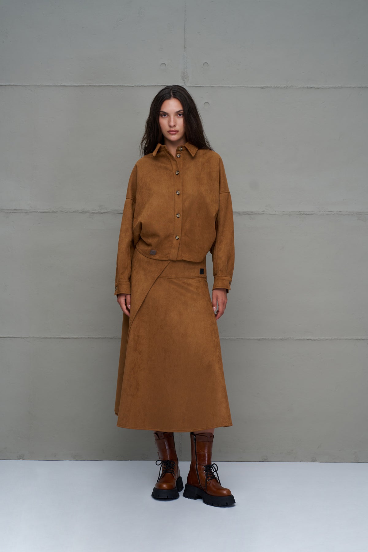 Brown Skirt 18208