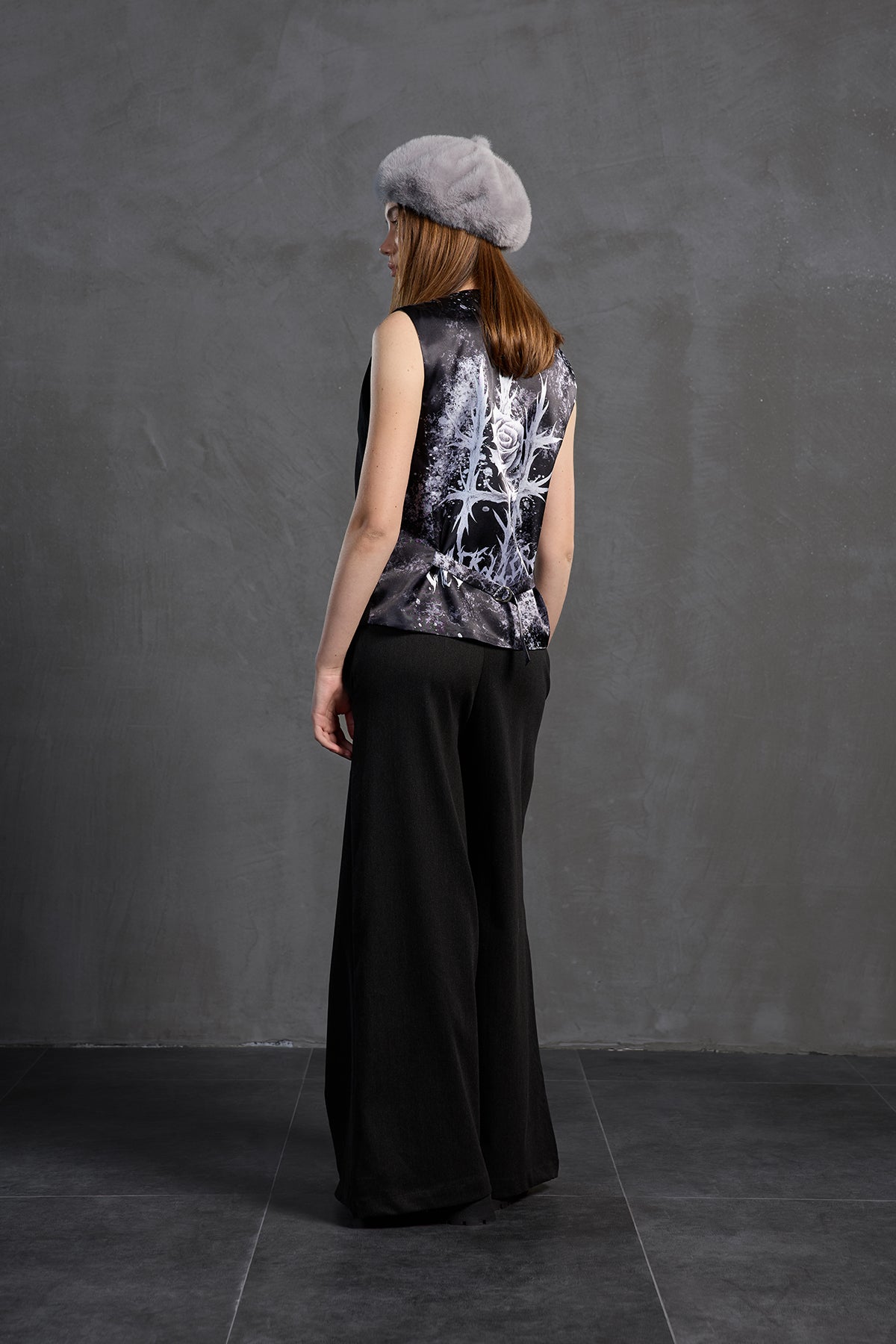 Black Belted Vest 18214