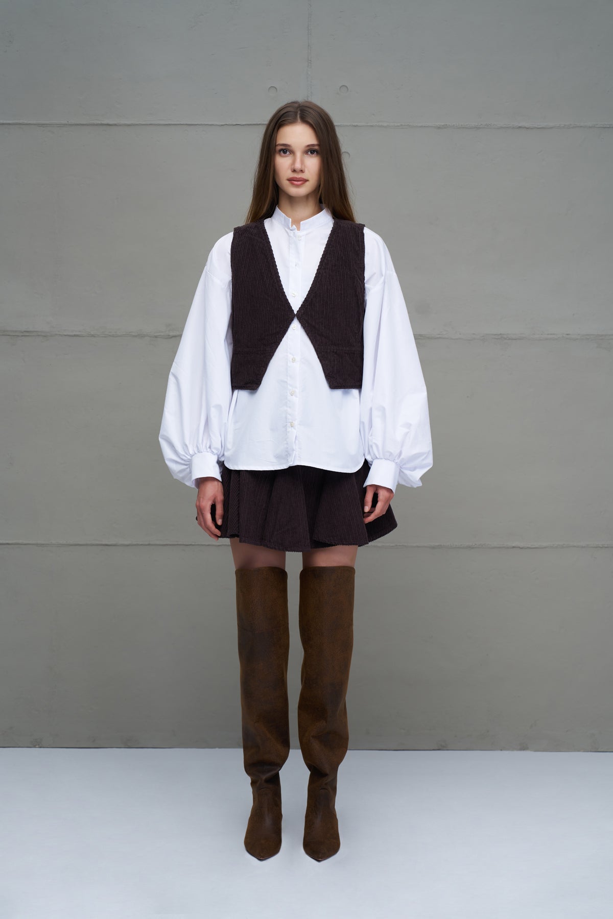 Brown Vest 18266