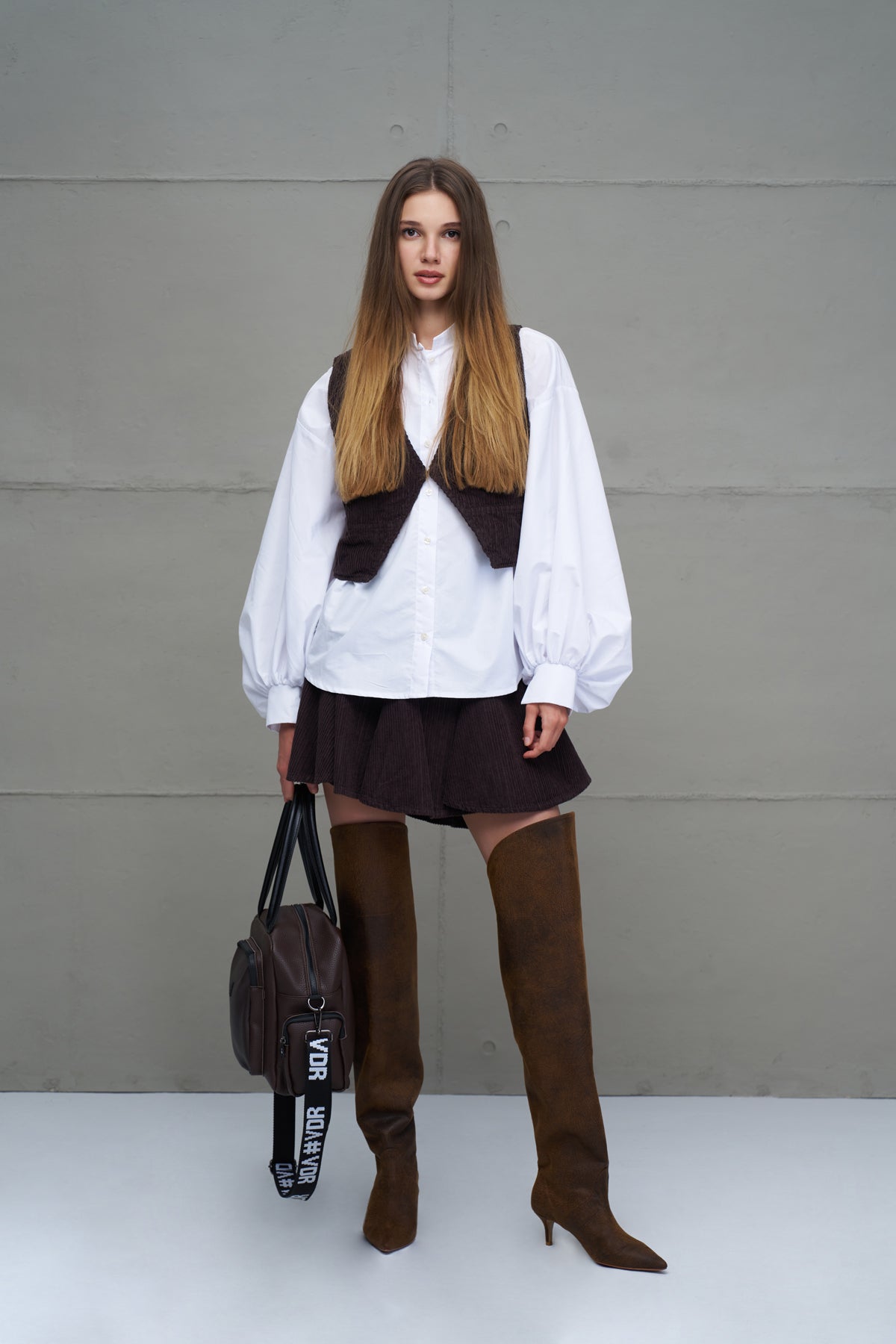 Brown Skirt 18268