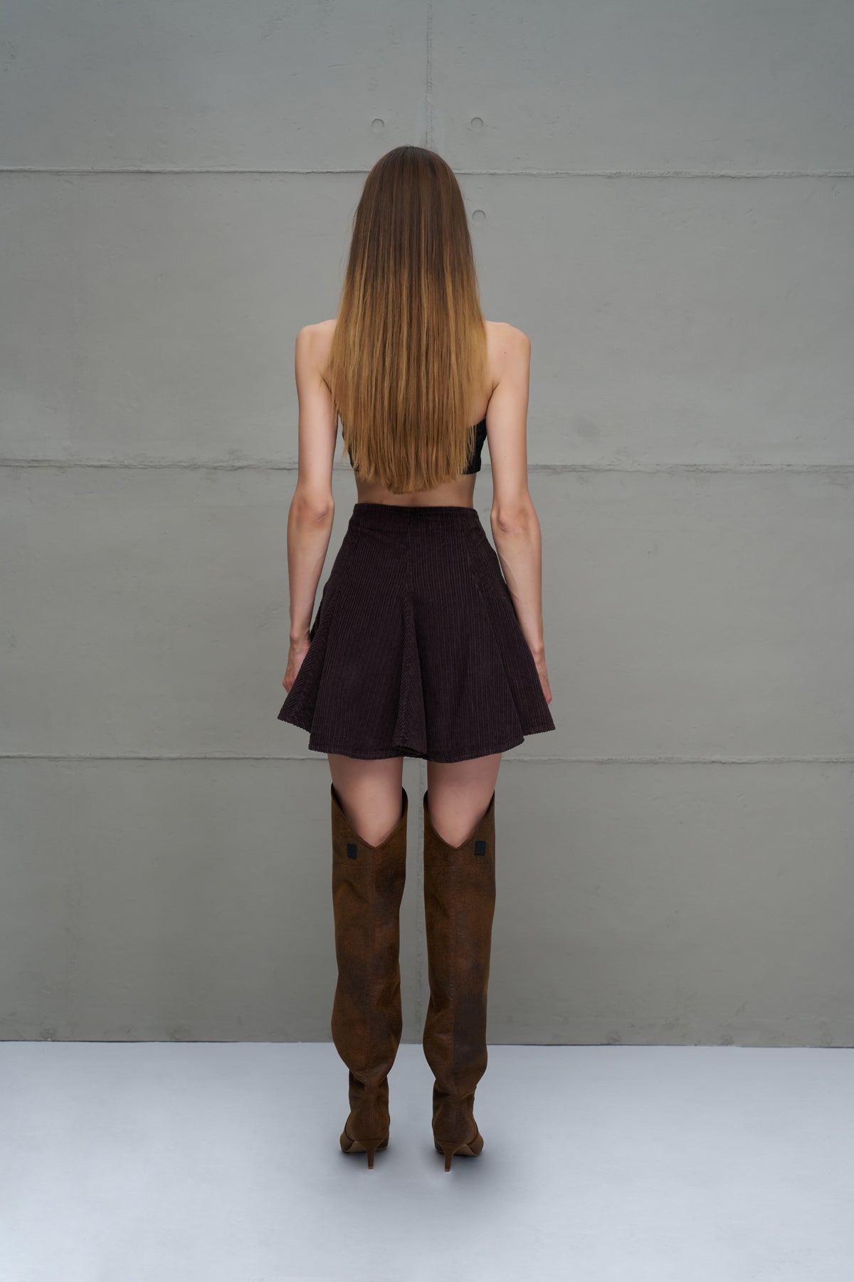 Brown Skirt 18268