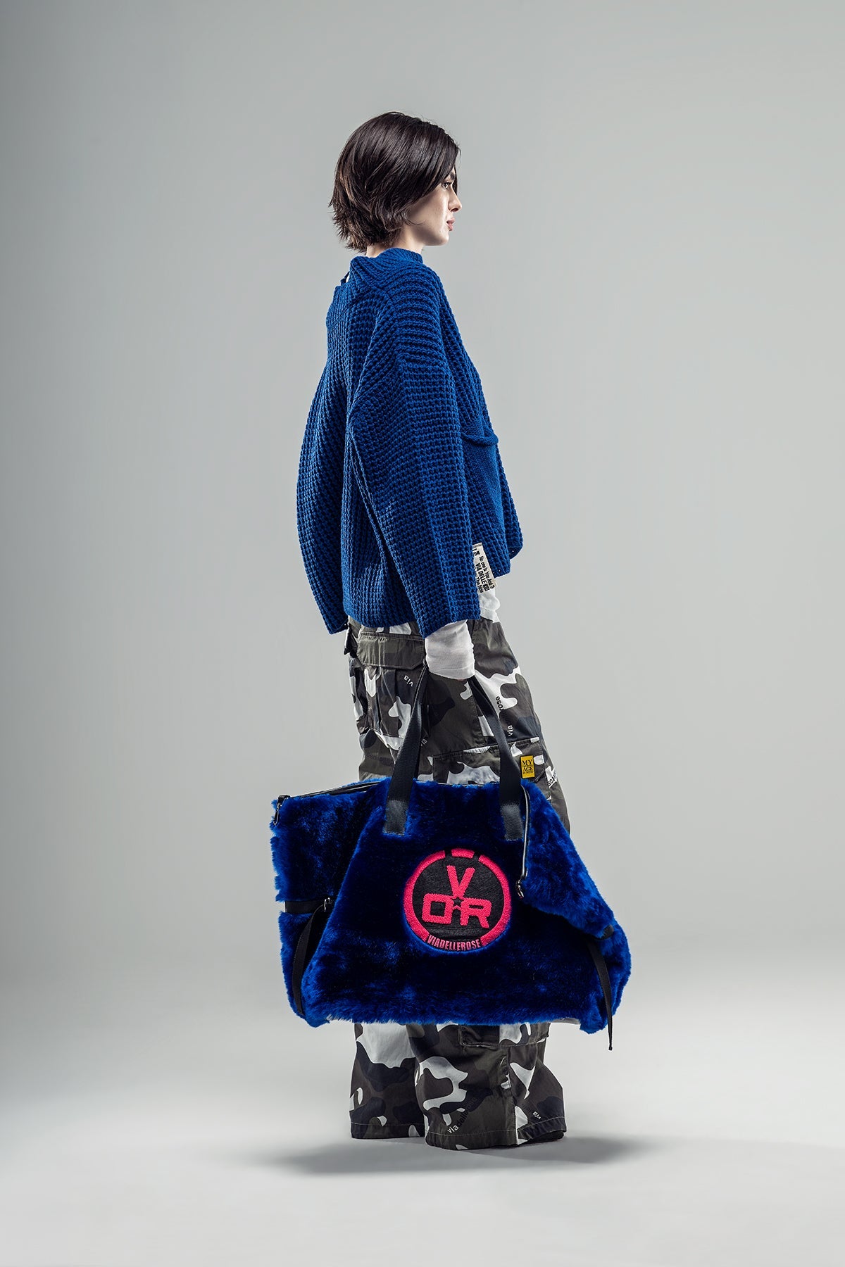 Blue Knit Sweater 20029