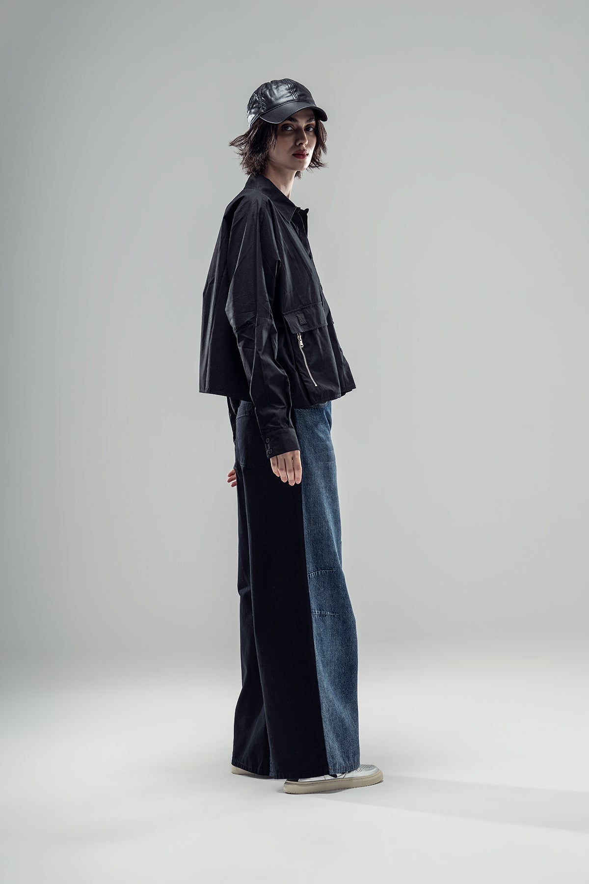 Blue Black Trousers 20056