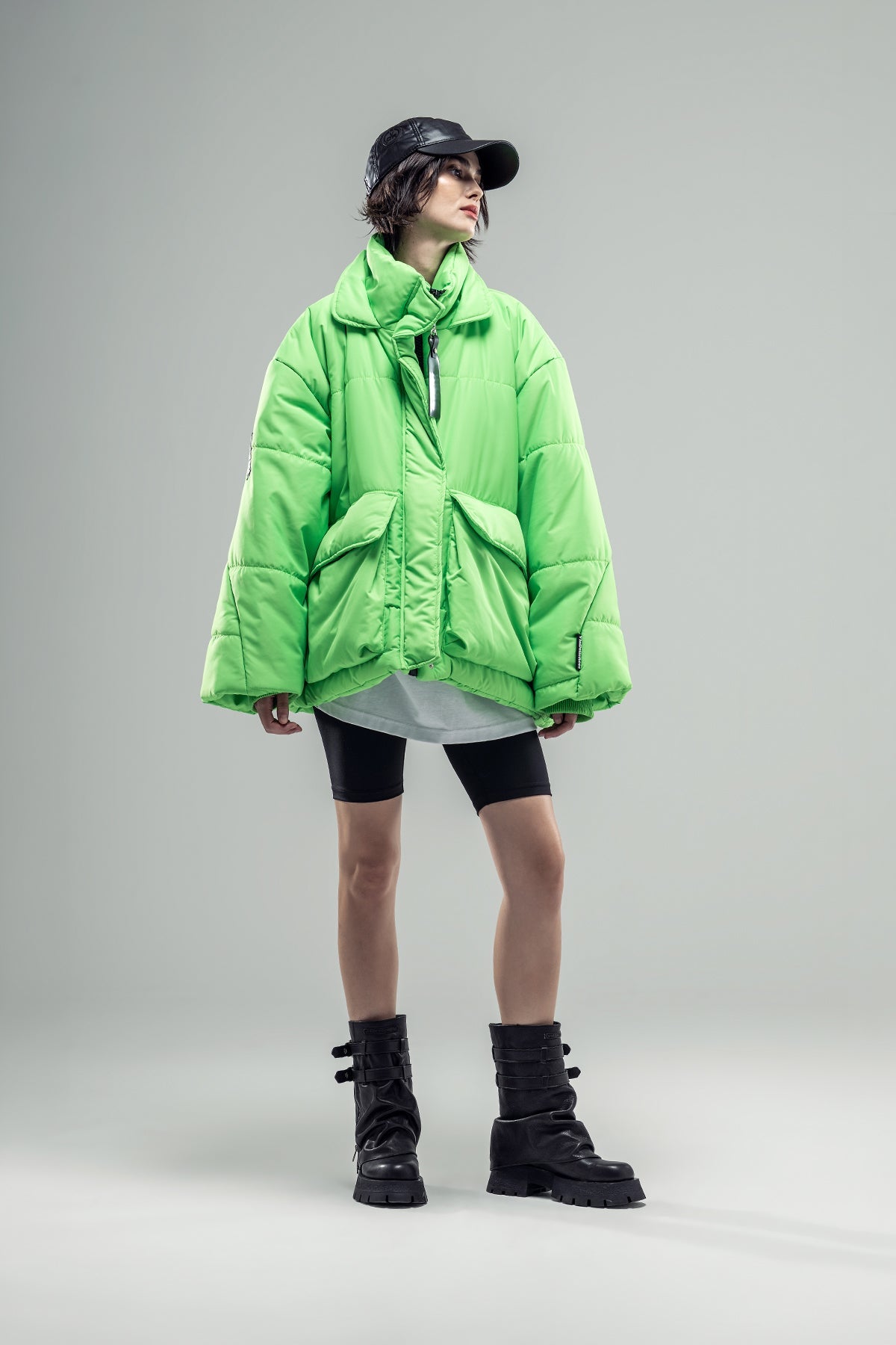 Green Neon Blouson 20236
