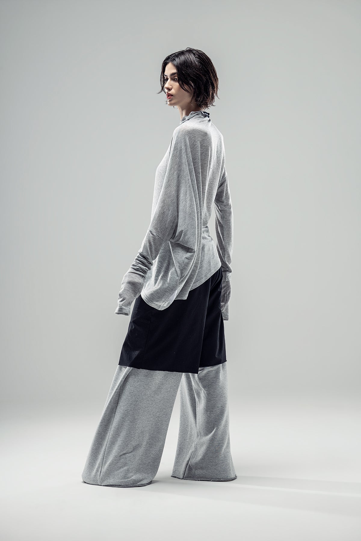 Grey Melange L S T-shirt 20276