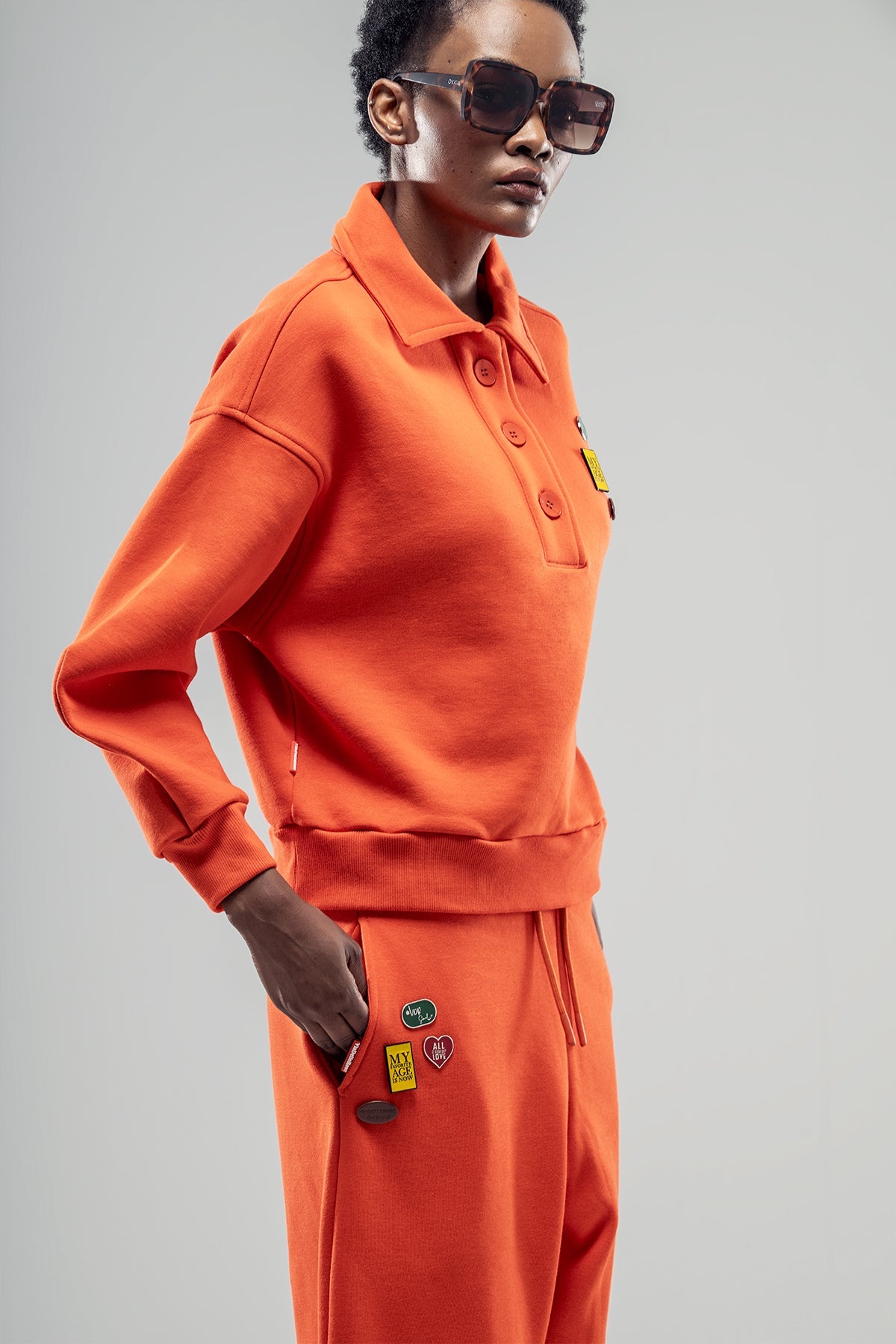 Orange Sweatshirt 20288
