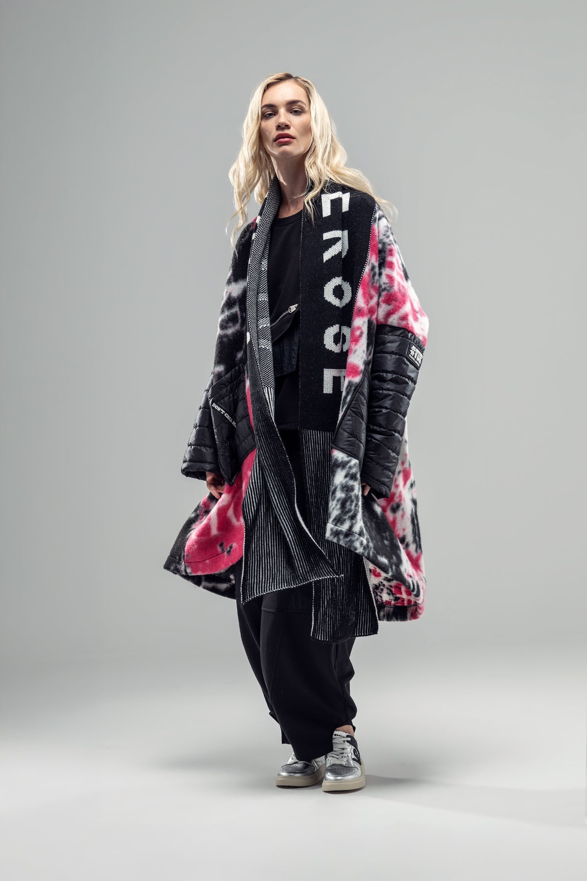 Black Pink Cardigan 20305