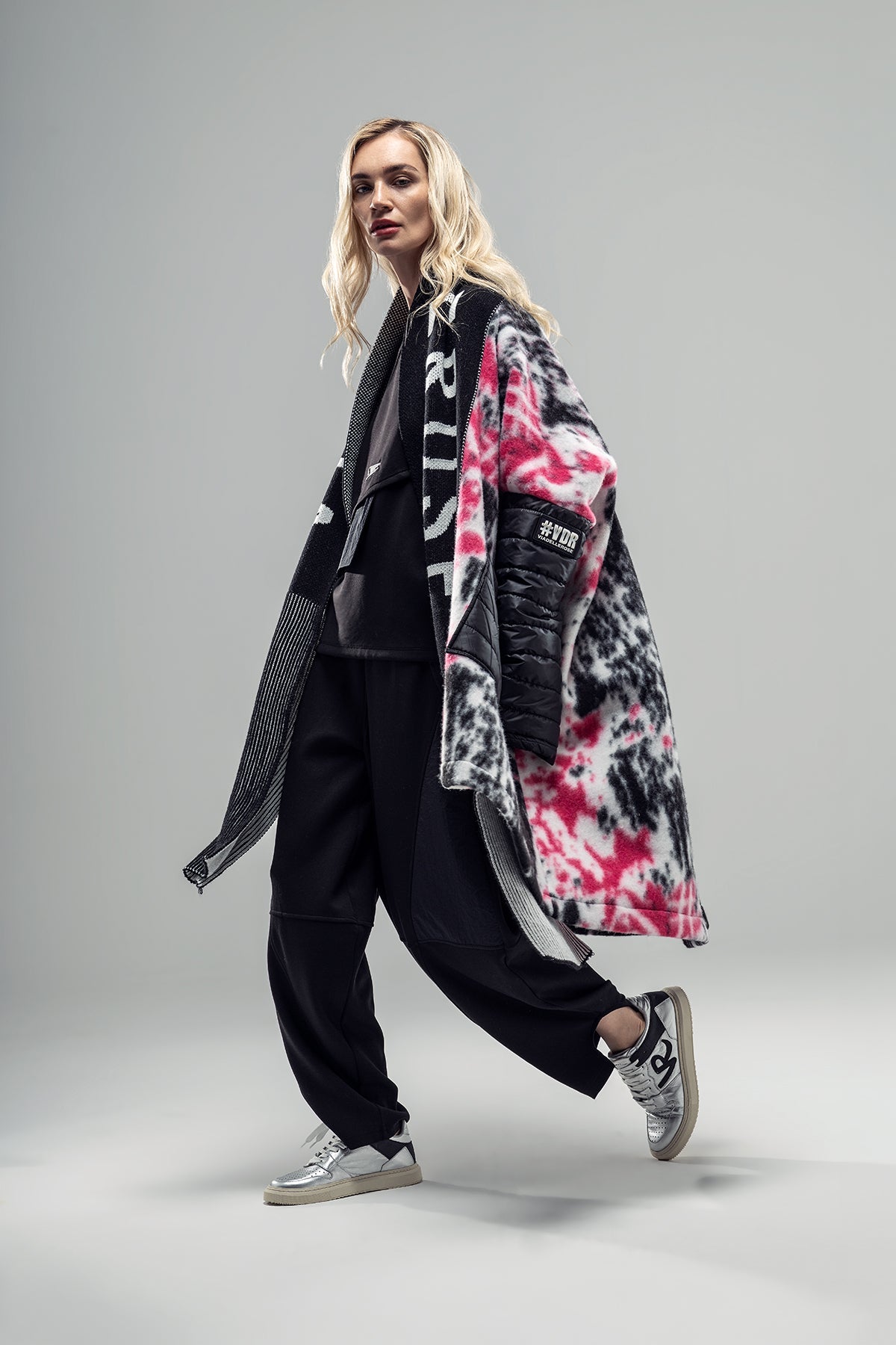 Black Pink Cardigan 20305
